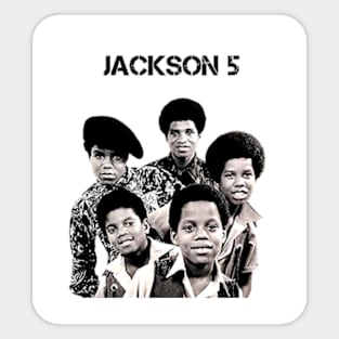 VINTAGE- FAMILY JACKSON FIVE Sticker